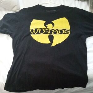 Wu-Tang Clan Black T-Shirt with Yellow Logo